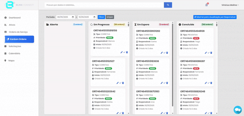 Blink Connect Dashboard